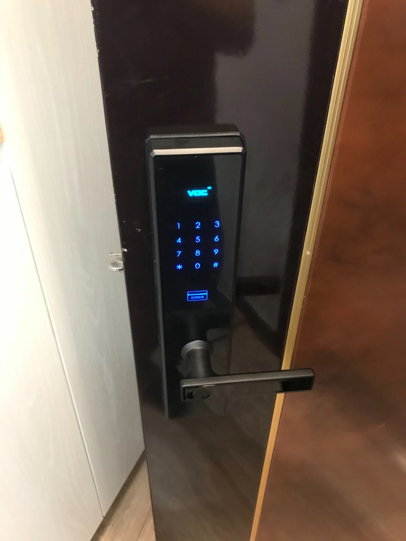 住家大門密碼把手電子鎖外觀